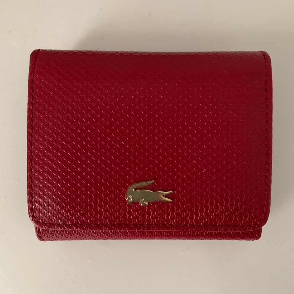 Lacoste Chantaco Piqué Leather Wallet